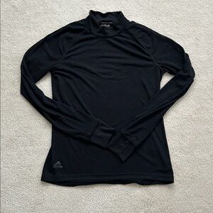 Adidas Black Performance Long Sleeve Shirt
